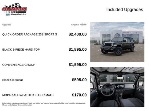 New 2026 Jeep Wrangler Unlimited Sport AWD/4WD image 6