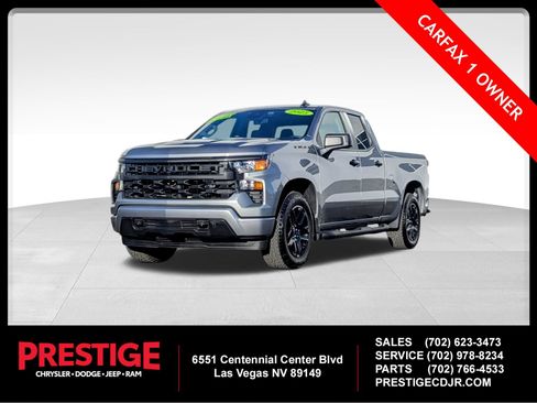 Used 2025 Chevrolet Silverado 1500 Custom w/ Turbomax Blackout Package image 1