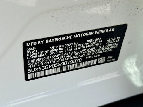 Used 2025 BMW X3 xDrive30i w/ Convenience Package AWD/4WD image 30