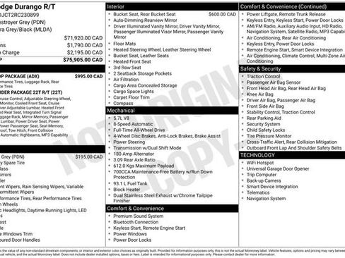 Used 2024 Dodge Durango R/T w/ Blacktop Package AWD/4WD image 13