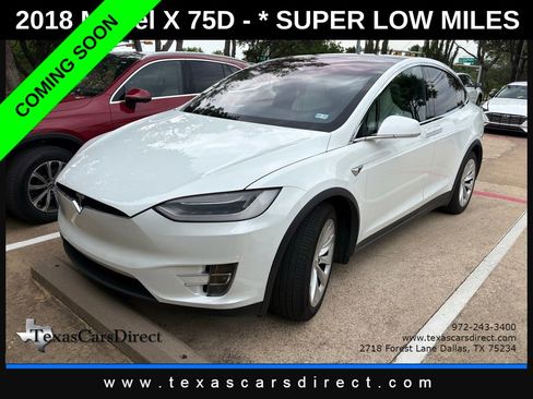 Used 2018 Tesla Model X 75D AWD/4WD image 1