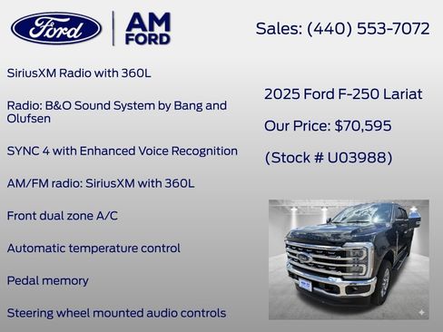Used 2025 Ford F250 Lariat w/ Chrome Package AWD/4WD image 20