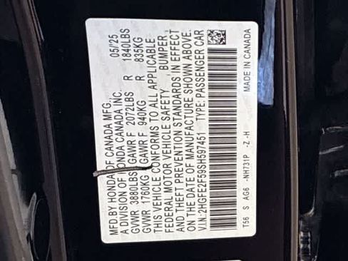 Used 2025 Honda Civic Sport image 37