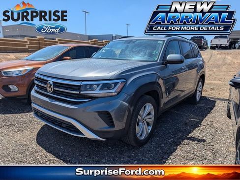 Used 2021 Volkswagen Atlas SE w/ Panoramic Sunroof Package AWD/4WD image 1