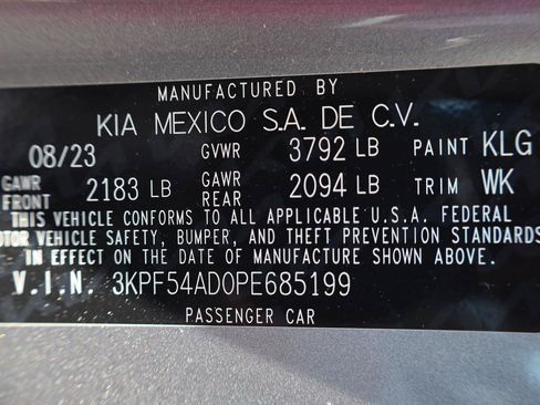 Used 2023 Kia Forte GT-Line w/ GT-Line Premium Package FWD image 17