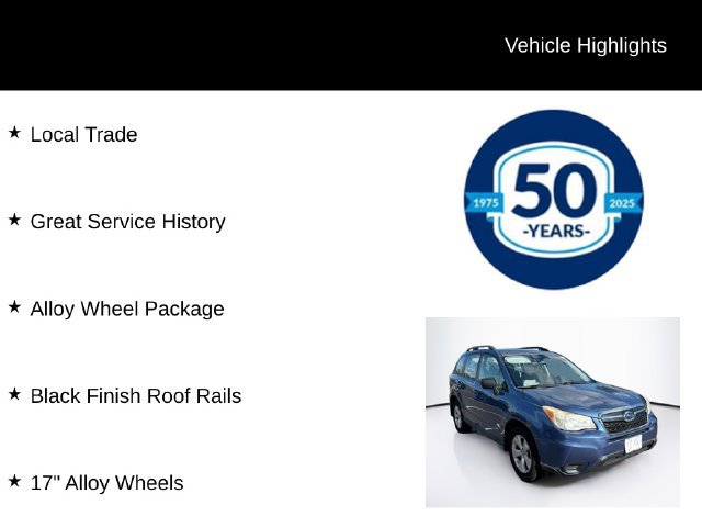 Used 2015 Subaru Forester 2.5i w/ Alloy Wheel Package AWD/4WD image 6