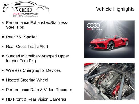 Used 2025 Chevrolet Corvette Stingray Premium Cpe w/ Z51 Performance Package RWD image 24
