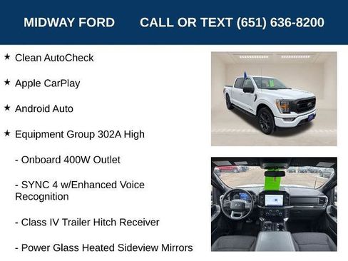Certified 2023 Ford F150 XLT w/ Equipment Group 302A High AWD/4WD image 6