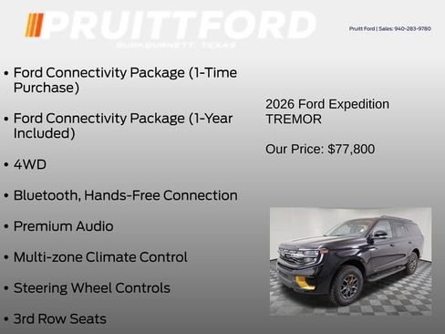 Used 2026 Ford Expedition Tremor AWD/4WD image 13
