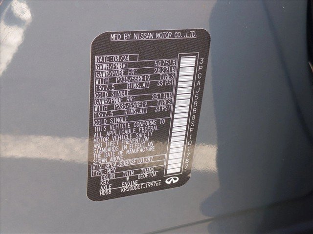 Certified 2025 INFINITI QX50 Luxe AWD/4WD image 25