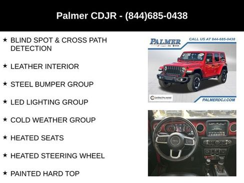 Certified 2022 Jeep Wrangler Unlimited Rubicon w/ Steel Bumper Group image 12