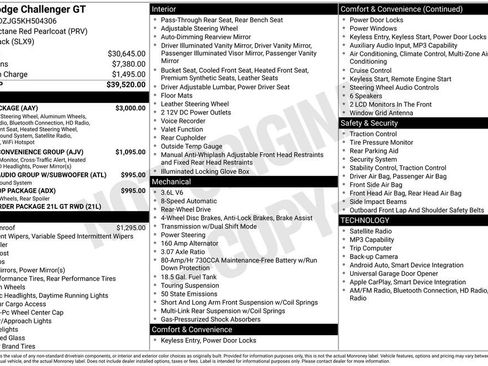 Used 2019 Dodge Challenger GT w/ Plus Package image 6