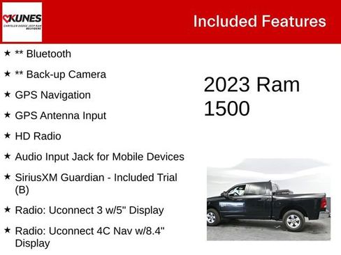 Used 2023 RAM 1500 Classic SLT w/ Trailer & Traction Group AWD/4WD image 3