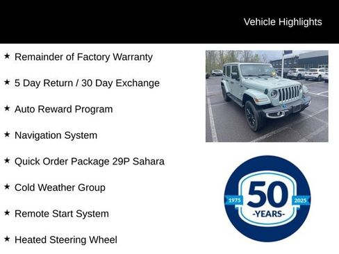 Used 2023 Jeep Wrangler Unlimited Sahara w/ Cold Weather Group image 7