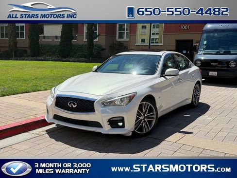 Used 2014 INFINITI Q50 w/ Navigation Package RWD image 1