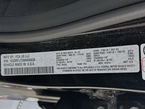 Used 2022 RAM 1500 Laramie w/ Sport Appearance Package AWD/4WD image 29