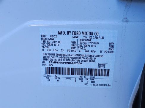 Used 2022 Ford Edge ST w/ Equipment Group 401A image 33