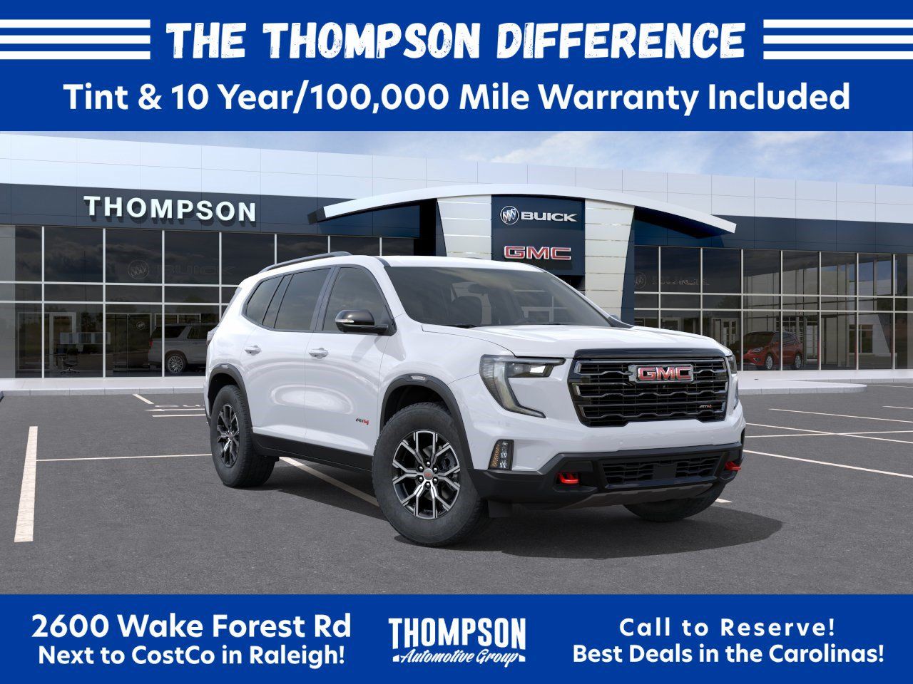 New 2026 GMC Acadia AT4 w/ LPO, Floor Liner Package AWD/4WD image 1