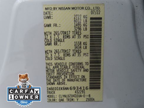 Used 2022 Nissan Frontier PRO-4X w/ Pro-4X Premium Package AWD/4WD image 30