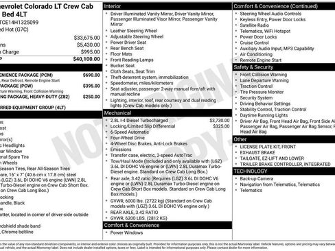 Used 2017 Chevrolet Colorado LT w/ LT Convenience Package AWD/4WD image 20