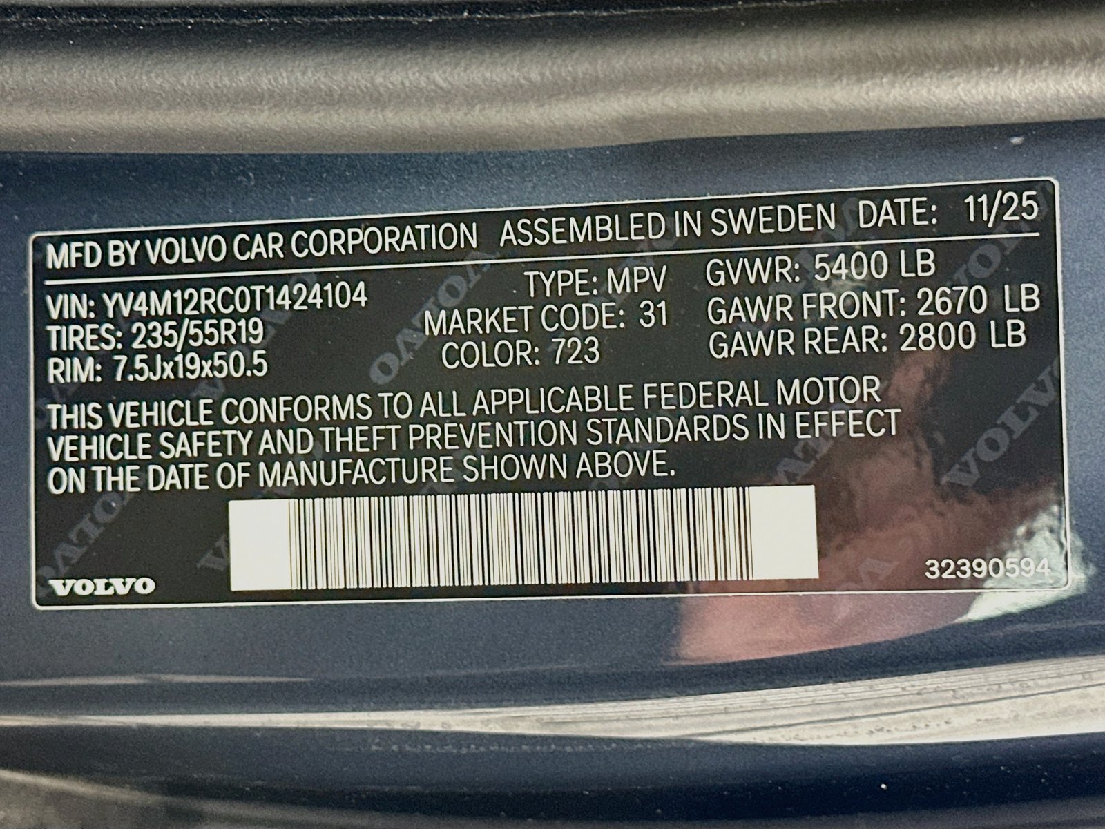 Certified 2026 Volvo XC60 B5 Plus w/ Protection Package Premier AWD/4WD image 47