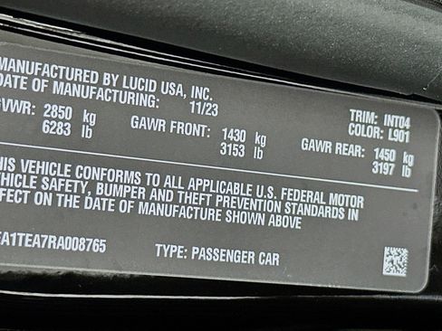 Used 2024 Lucid Air Touring image 24