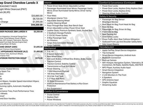 Used 2021 Jeep Grand Cherokee Laredo X RWD image 2