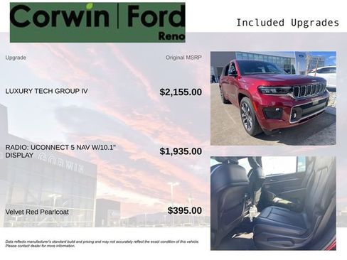 Used 2022 Jeep Grand Cherokee L Overland w/ Luxury Tech Group IV image 3