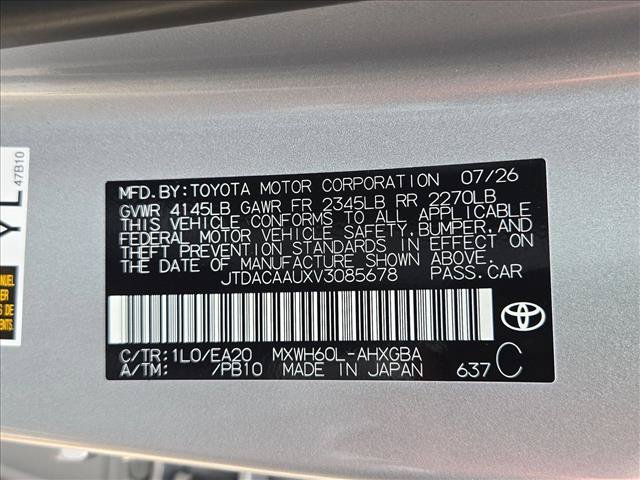 New 2027 Toyota Prius XLE FWD image 18