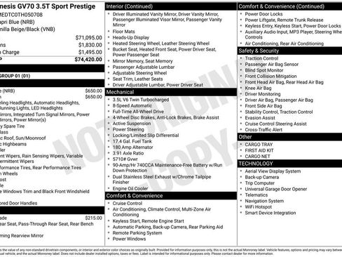 New 2026 Genesis GV70 3.5T Sport Prestige image 5