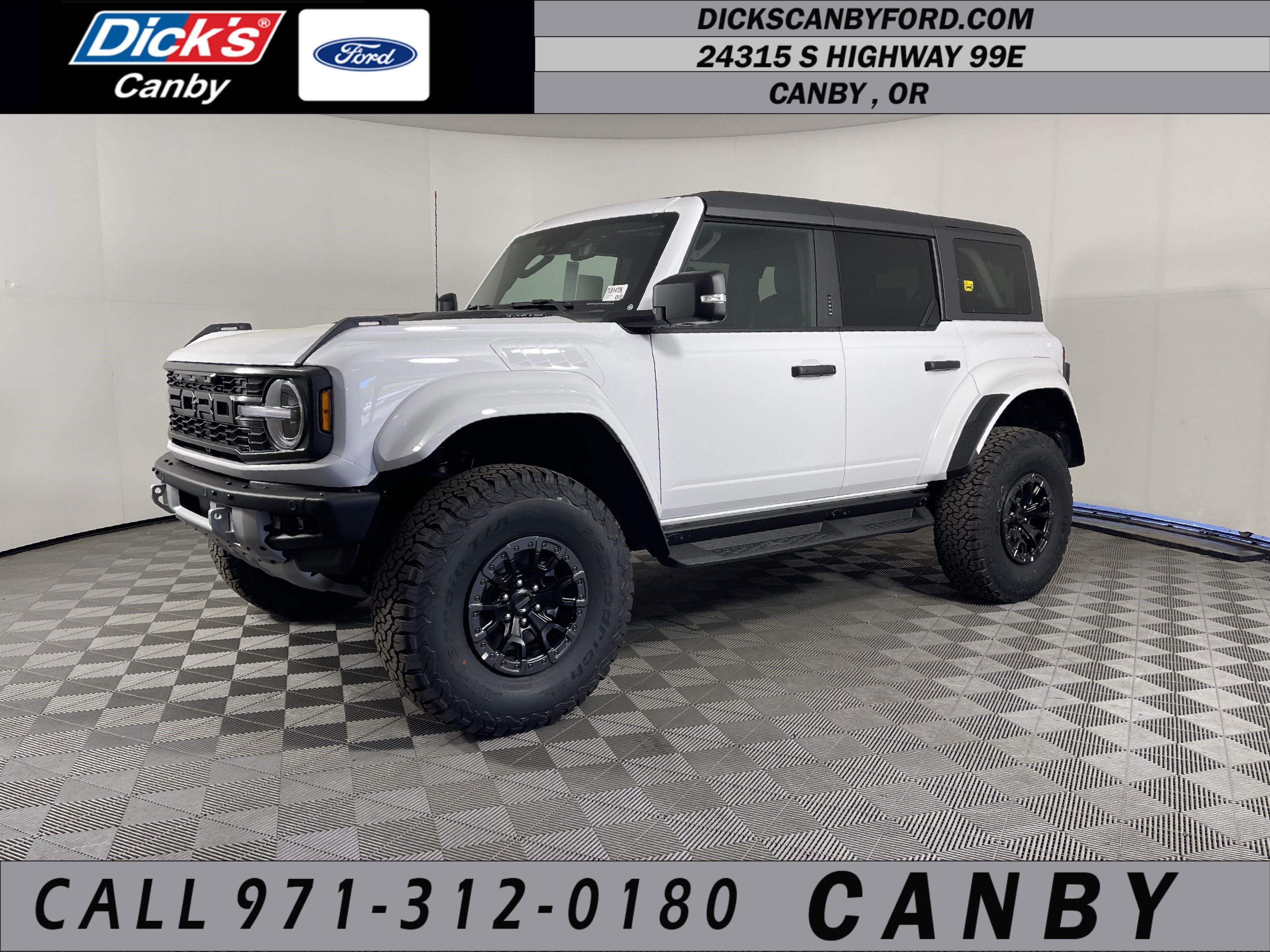 New 2026 Ford Bronco Raptor w/ Interior Carbon Fiber Pack AWD/4WD 360° Tour