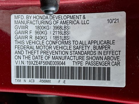 Used 2022 Honda Insight EX image 12
