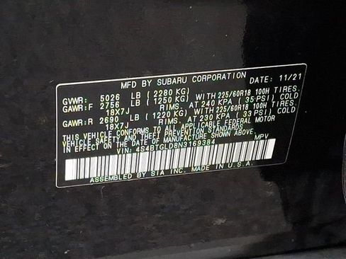 Used 2022 Subaru Outback Onyx Edition XT w/ Popular Package #2 image 29