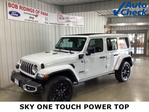 Used 2025 Jeep Wrangler Unlimited Sahara w/ Safety Group AWD/4WD image 1