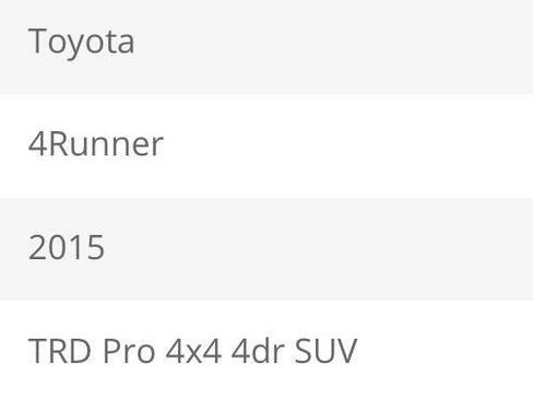 Used 2015 Toyota 4Runner Trail Premium AWD/4WD image 13