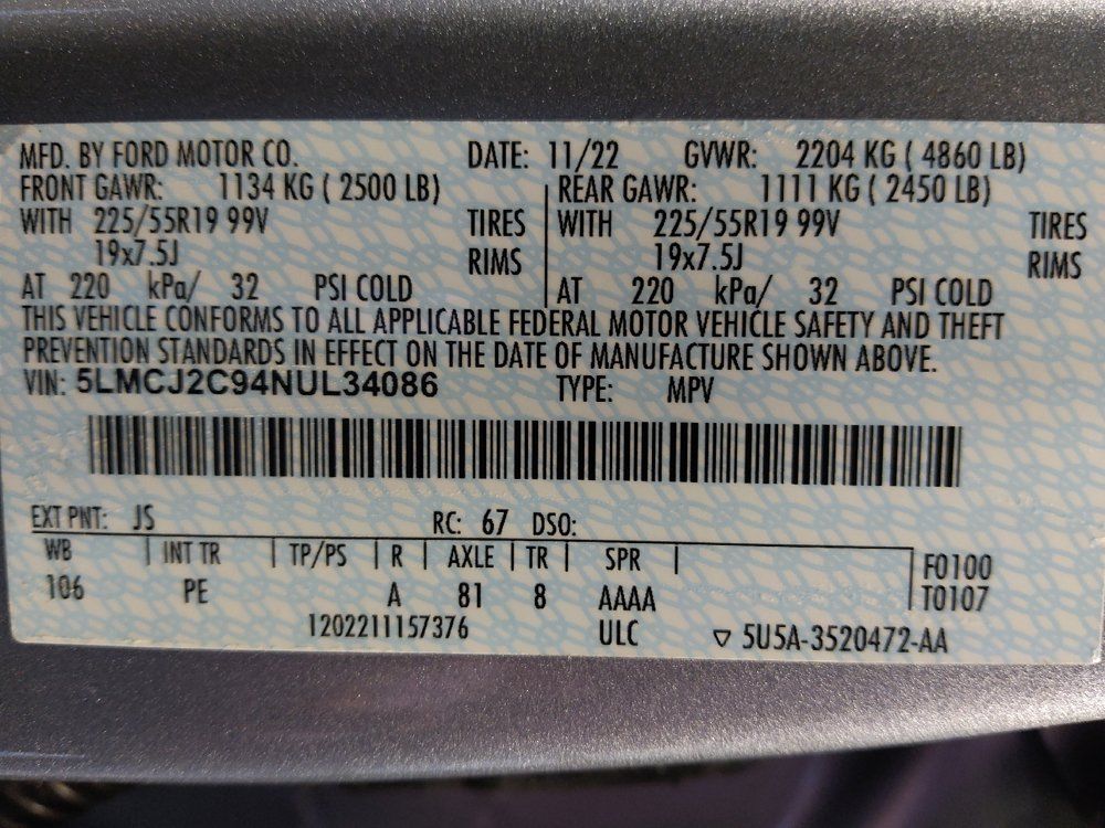 Used 2022 Lincoln Corsair Reserve w/ Equipment Group 201A FWD image 33