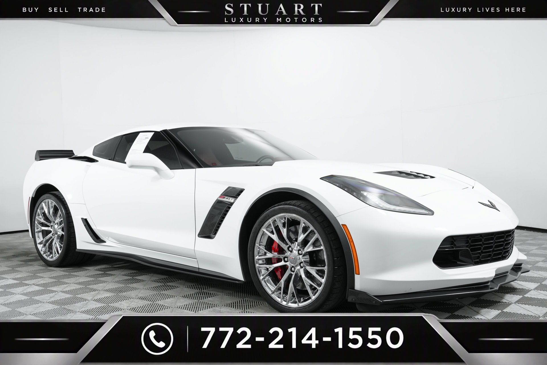 Used 2015 Chevrolet Corvette Z06 w/ 3LZ Preferred Equipment Group RWD image 95