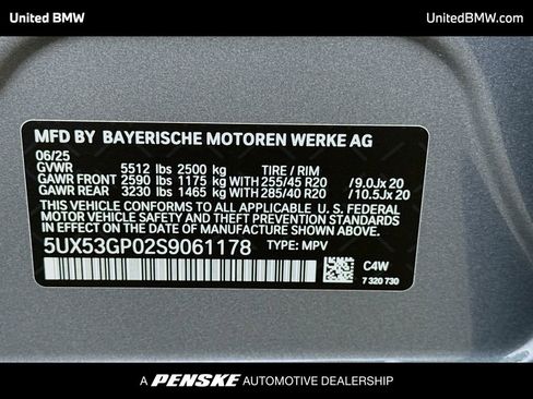 Used 2025 BMW X3 xDrive30i w/ Premium Package AWD/4WD image 15