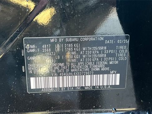 Used 2025 Subaru Crosstrek 2.5i Limited w/ Popular Package #4A image 36