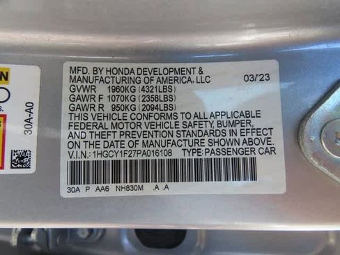 Certified 2023 Honda Accord LX image 24