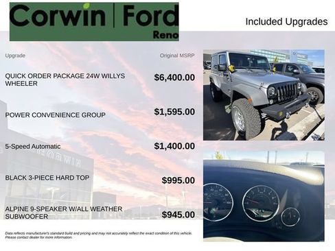 Used 2017 Jeep Wrangler Sport AWD/4WD image 3