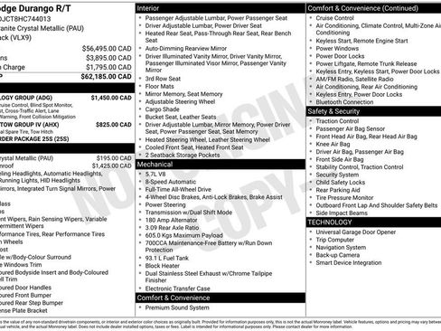 Used 2017 Dodge Durango R/T w/ Technology Group image 2