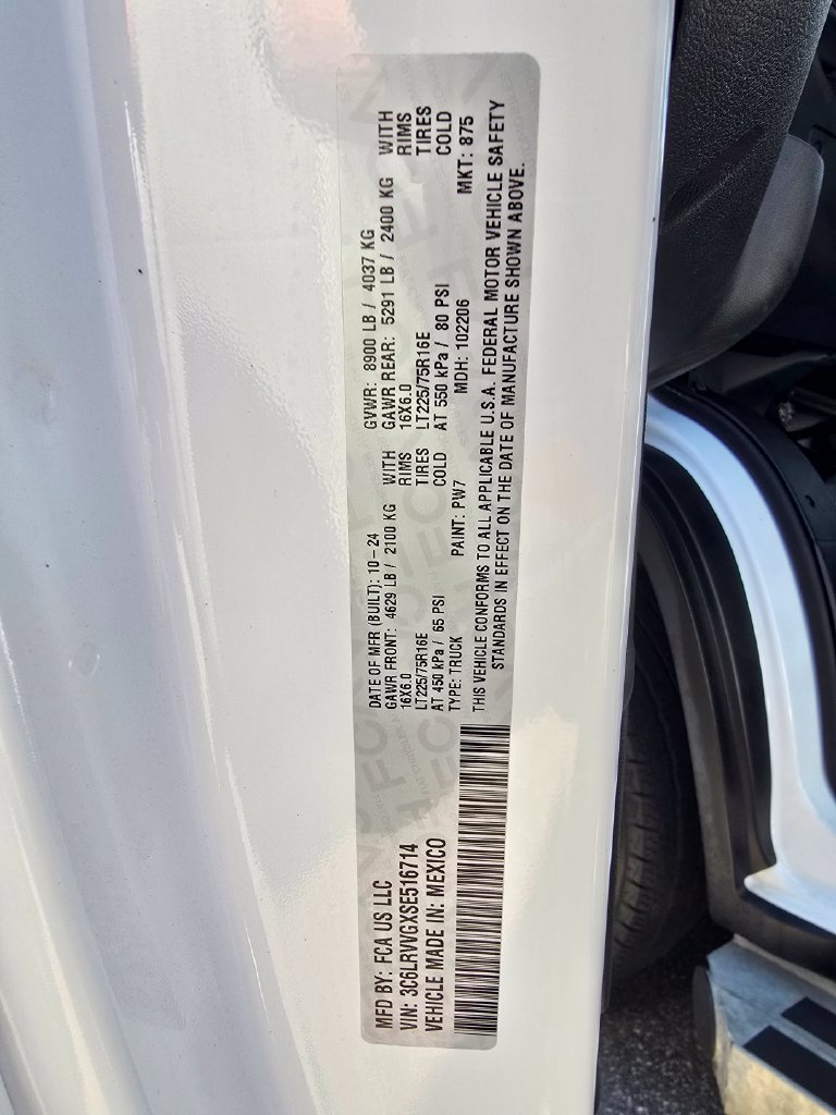 Used 2025 RAM ProMaster 2500 w/ U-Haul Equipment Group FWD image 13