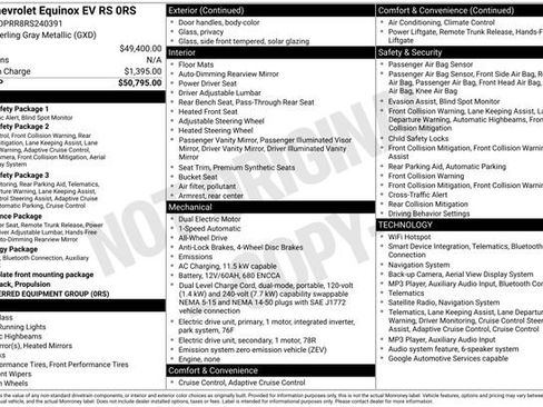 Used 2024 Chevrolet Equinox EV RS AWD/4WD image 2