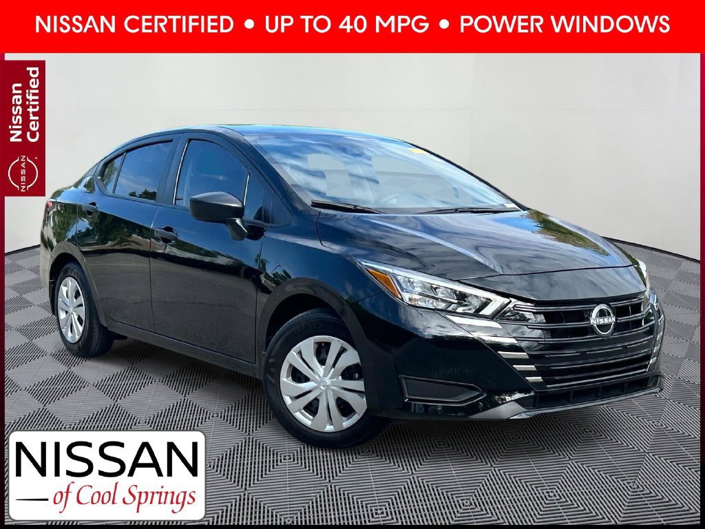 Certified 2025 Nissan Versa S w/ Trunk Package FWD image 1
