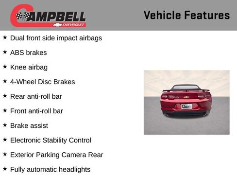 Used 2024 Chevrolet Camaro LT w/ Technology Package image 16