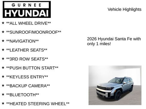 New 2026 Hyundai Santa Fe Calligraphy AWD/4WD image 7