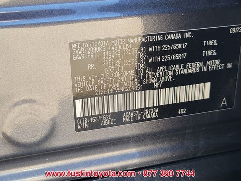 Certified 2022 Toyota RAV4 LE w/ Carpet Mat Package (TMS) FWD image 16