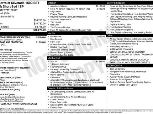 New 2026 Chevrolet Silverado 1500 RST w/ RST All Star Premium Package image 31