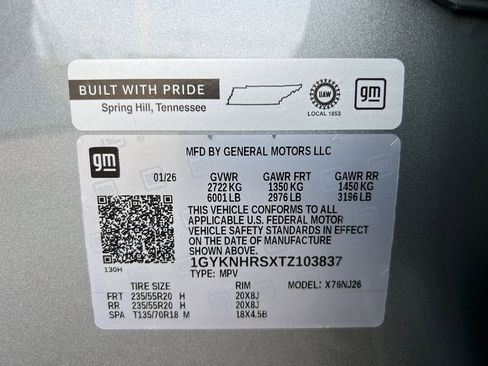 New 2026 Cadillac XT5 Sportv w/ LPO, Floor Liner Package image 16